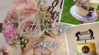 හදමු cakes ගොඩාක්  Lets Make cakes [upl. by Adnirolc382]