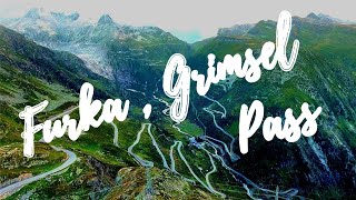 Driving in Switzerland  Furka amp Grimsel Pass  Swiss Alps  James Bond Strasse  Mountain Pass [upl. by Yecnahc]