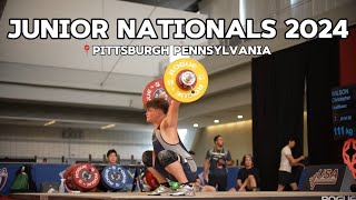 Junior Nationals 2024  Olympic Weightlifting [upl. by Sissy]