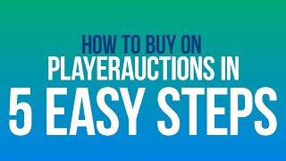 How to Buy on PlayerAuctions [upl. by Orose507]