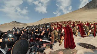 ACHILLES MYRMIDONS vs LEONIDAS SPARTANS  Rome 2 Total War [upl. by Grethel946]