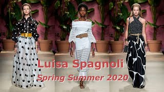 Luisa Spagnoli  the short review of the fashion collection spring summer 2020 [upl. by Locke]