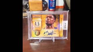 Dikembe Mutombo 2014 Denver Nuggets Gold Standard autograph card 59100 DenverNuggets NBA [upl. by Dorotea]