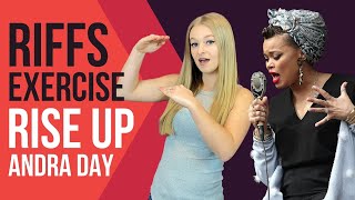 Riffs And Runs Exercises To NAIL EVERY RIFF  Rise Up  Andra Day [upl. by Auoh]