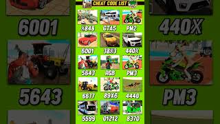 Indian bike driving 3D game New all update Cheat Code viralshorts cheatcodes 2025 [upl. by Jann]