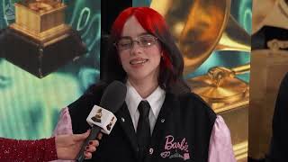 BILLIE EILISH amp FINNEAS Red Carpet Interview  2024 GRAMMYs [upl. by Nnaira]