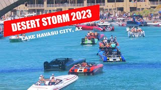 Lake Havasu Desert Storm 2023  Bridgewater Channel Parade [upl. by Rhtaeh682]