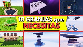 TODAS las GRANJAS que NECESITAS en MINECRAFT 120  JAVA [upl. by Hinckley]