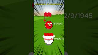 ASEAN Liberation 1945 countryballs asean japan usa history ww2 vietnam indonesia [upl. by Desdamonna]