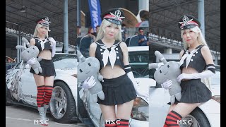 4k Itasha Cosplay Model Bangkok Auto Salon 2019 [upl. by Ressler]