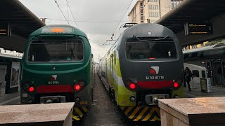 PRIMO VIDEO Una giornata piena di treni alla stazione di Milano Cadorna [upl. by Meredi]