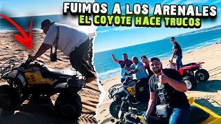 COYOTE HACE TRUCOS EN LA MOTO  arenales de Tijuana PATRÓN NETO [upl. by Alemrac]