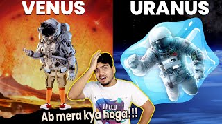 सौरमंडल के सभी ग्रहों में 1 घंटा बिताने से मेरे साथ क्या होगा 1 Hour on Every Planet Can I survive [upl. by Ylera]