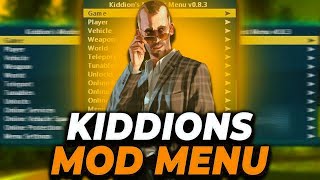 GTA V ONLINE KIDDIONS MOD MENU  GTA ONLINE MOD MENU  ULTIMATE MONEY  LVL UP Guide [upl. by Rodney]