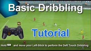 PES 2013  Basic Dribbling Tutorial [upl. by Aliehs194]