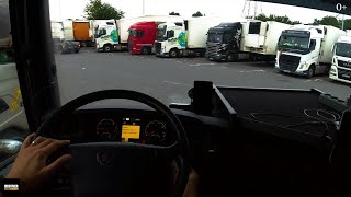 POV Nikotimer Germany Netherlands and UK driving by Scania R450 Truck [upl. by Daberath806]