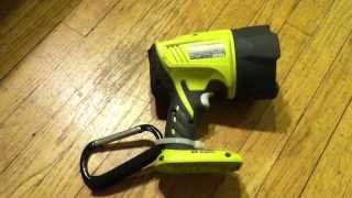 Ryobi P716 18V One System Cordless Xenon Spotlight [upl. by Letnwahs]