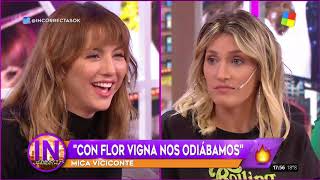 ¡Otra que Perón y Balbín Así fue el abrazo de Mica Viciconte y Flor Vigna en Incorrectas 💪 [upl. by Adaval]