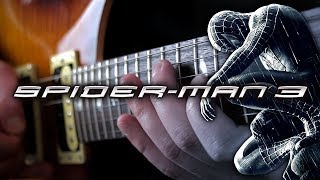 Black Suit SpiderMan Theme SpiderMan 3 on Guitar [upl. by Leugar693]