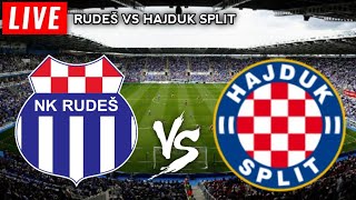 Rudeš vs Hajduk Split Live Match Today Score En Vivo HNL Uživo Prijenos 2024 [upl. by Naenaj20]