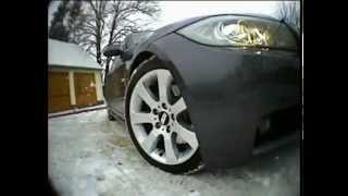 BMW E90 330d Abflug in eine Schneewehe [upl. by Silvie]