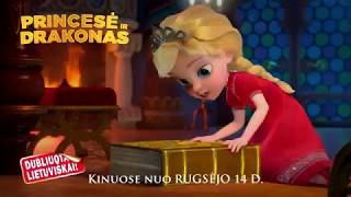 Lietuviškai dubliuotas filmas PRINCESĖ IR DRAKONAS  kinuose nuo rugsėjo 14 dienos [upl. by Nesnah]