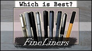 Which Fineliner is the BEST Of ALL  LETS FIND OUT [upl. by Naitsirhk736]