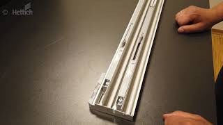 Hettich TopLine XL Sliding Door system  training video [upl. by Toland]