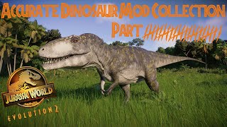 JWE2 Accurate Dinosaur Mod Collection Part 26 [upl. by Armbruster]