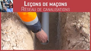 Les bons gestes en maçonnerie  Réseau de canalisations [upl. by Eudoca]