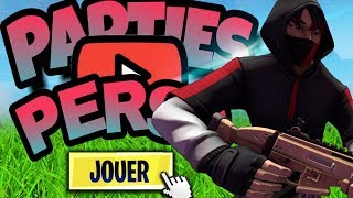 LIVE FORTNITE PARTIE PERSO  QUE DU FIGHT  VENEZ JOUER DUO SECTION [upl. by Urba]