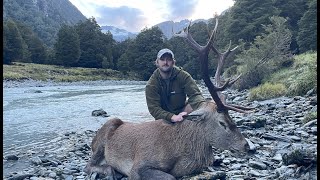 Two Giant Wilderness Red Stags  Part 1  New Zealand Hunting [upl. by Eidod839]