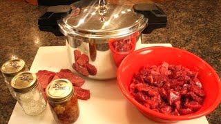 Step By Step On How To Can Venison  How to Can Meat or Fish [upl. by Delp]