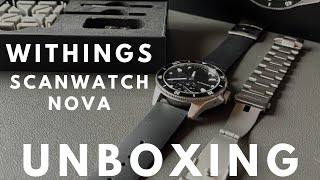 Withings ScanWatch Nova schwarz Unboxing  Teil 1  deutsch [upl. by Norvin]