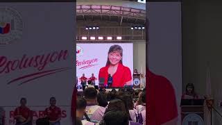 Senator Imee Marcos in Butuan City WorldTeachersDay [upl. by Rodrick722]