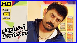 Arvind Swamy Intro Scene  Bhaskar Oru Rascal Movie Scenes  Arvind Swamy fights with goons [upl. by Siaht]