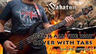 82nd all the way  Sabaton Bass Cover with tabs [upl. by Nitaj]