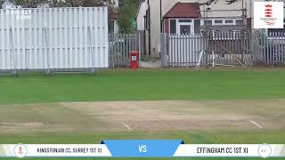 Kingstonian CC Surrey 1st XI v Effingham CC 1st XI [upl. by Male316]