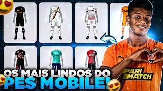 OS UNIFORMES MAIS BONITOS EFOOTBALL 22 MOBILE [upl. by Lambert]