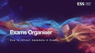 How to refresh basedata in Exams Organiser [upl. by Tilda]