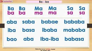 Baba  Marungko Approach in Reading Tagalog teacherpher [upl. by Tristram813]