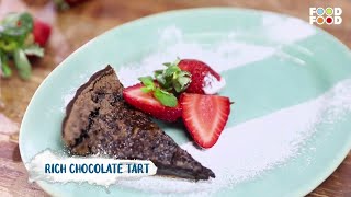 Rich Chocolate Tart  Simple amp Easy Baked Chocolate Tart Recipe  लाजवाब चॉकलेट टार्ट  FoodFood [upl. by Eelahs]