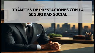 Solicitud y trámites de prestaciones de la seguridad social [upl. by Lybis]