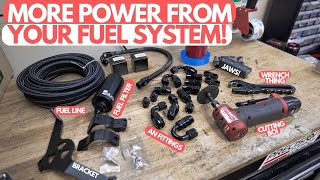 How To Run Bigger Fuel Lines In Your Car [upl. by Macpherson]