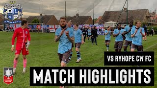 VS Ryhope CW FC A 24 October 2021  Match Highlights  Bury AFC [upl. by Oxford830]