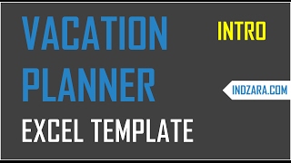 Team Vacation Planner Excel Template  Features amp Benefits [upl. by Atiuqrehs]