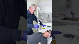 Snoring amp Sleep Apnea  Demonstration of Laser Treatment by Dr Garry Cussell [upl. by Flemming921]