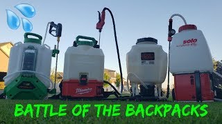 Flowzone Typhoon 2V vs Chapin 20v vs Solo 416 li vs Milwaukee M18 switch tank  Whats the best [upl. by Bekha]