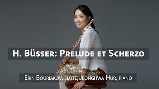 H Büsser Prelude et Scherzo for Flute and Piano Op 35 [upl. by Bigot]