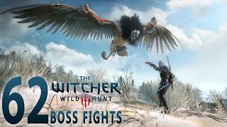 Witcher 3  Boss Fights Death March No Damage Combat Build 62 Battles Patch 106 [upl. by Ocinom]